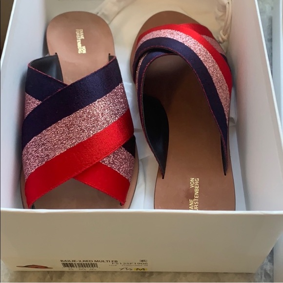 Diane von Furstenberg nylon ribbon sandal - Picture 10 of 11